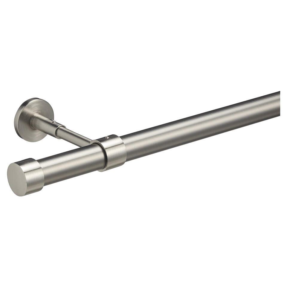 Eindknop Basic Gordijnroede 28mm Rvs