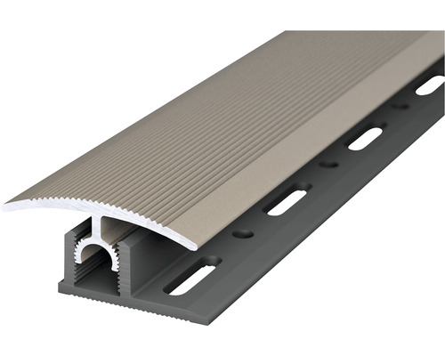 PROFI-TEC MASTER overgangsprofiel, aluminium, roestvrij staal, matte afwerking, 34x900mm