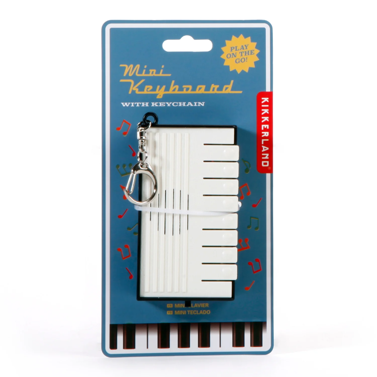 On the Go Mini Piano Keyboard Keychain