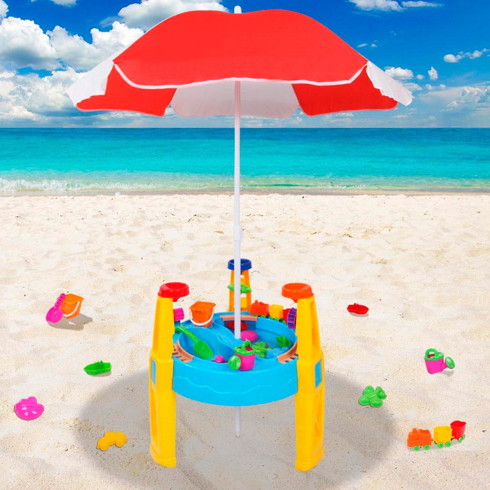 Zand- en Waterspeelplaats met Parasol