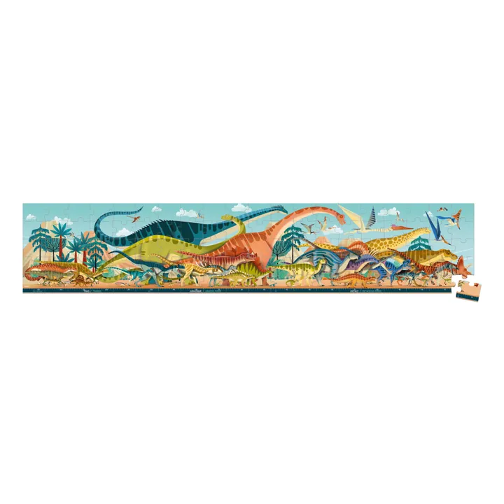 Janod Puzzle panoramique Dino - 100 pièces