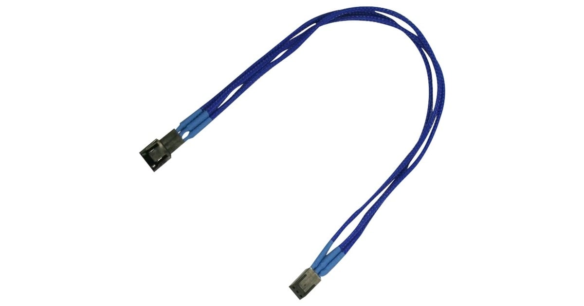 Nanoxia3-Pin Koeler Verlengkabel 30 cm  (Blauw)