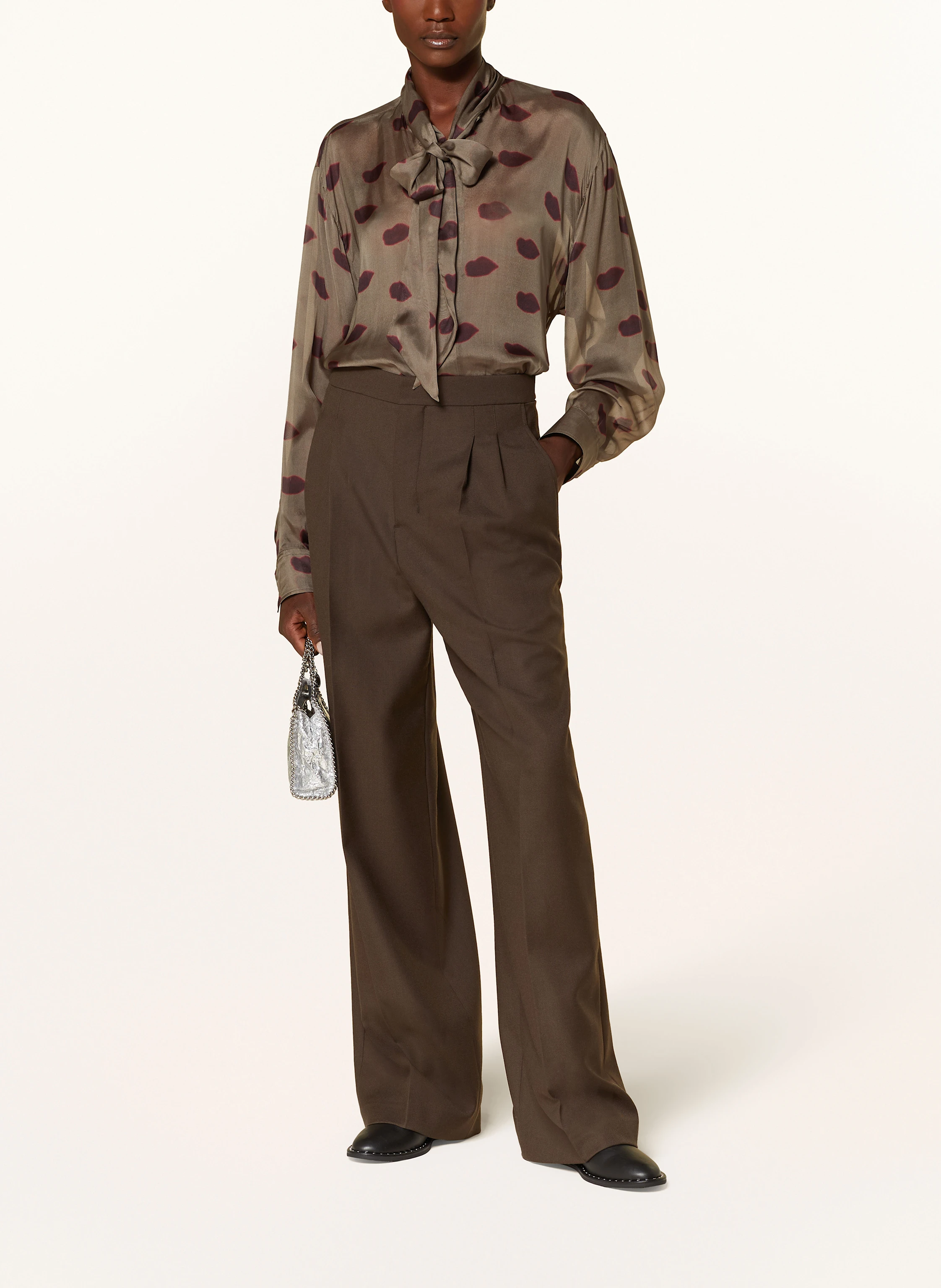 STELLA McCARTNEY Schluppenbluse aus Seide