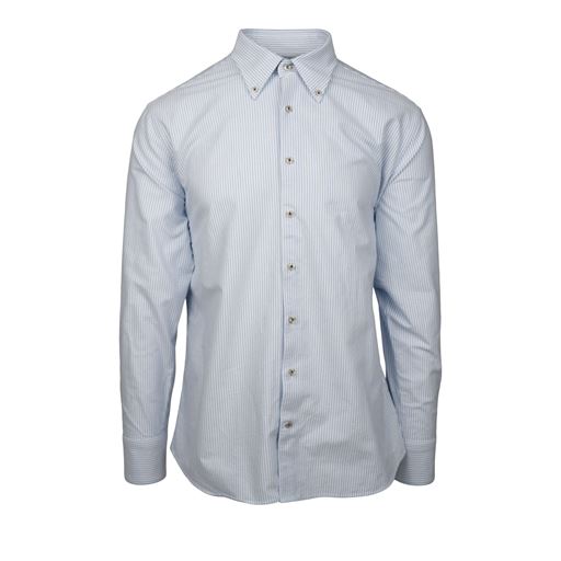Nordstrand Casual Oxford Skjorte, Light Blue Stribe, 48