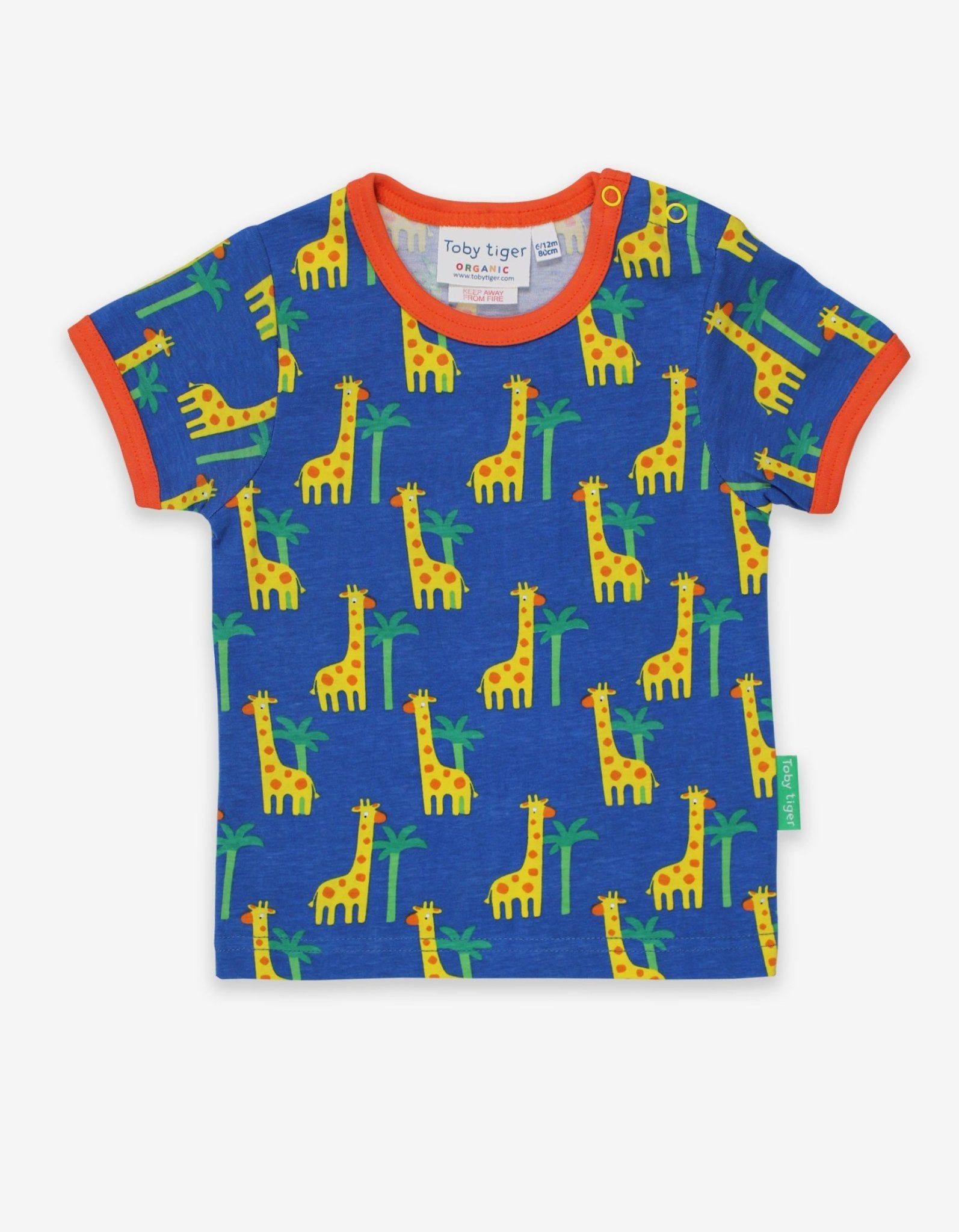 Toby Tiger T-Shirt, Giraffe Print