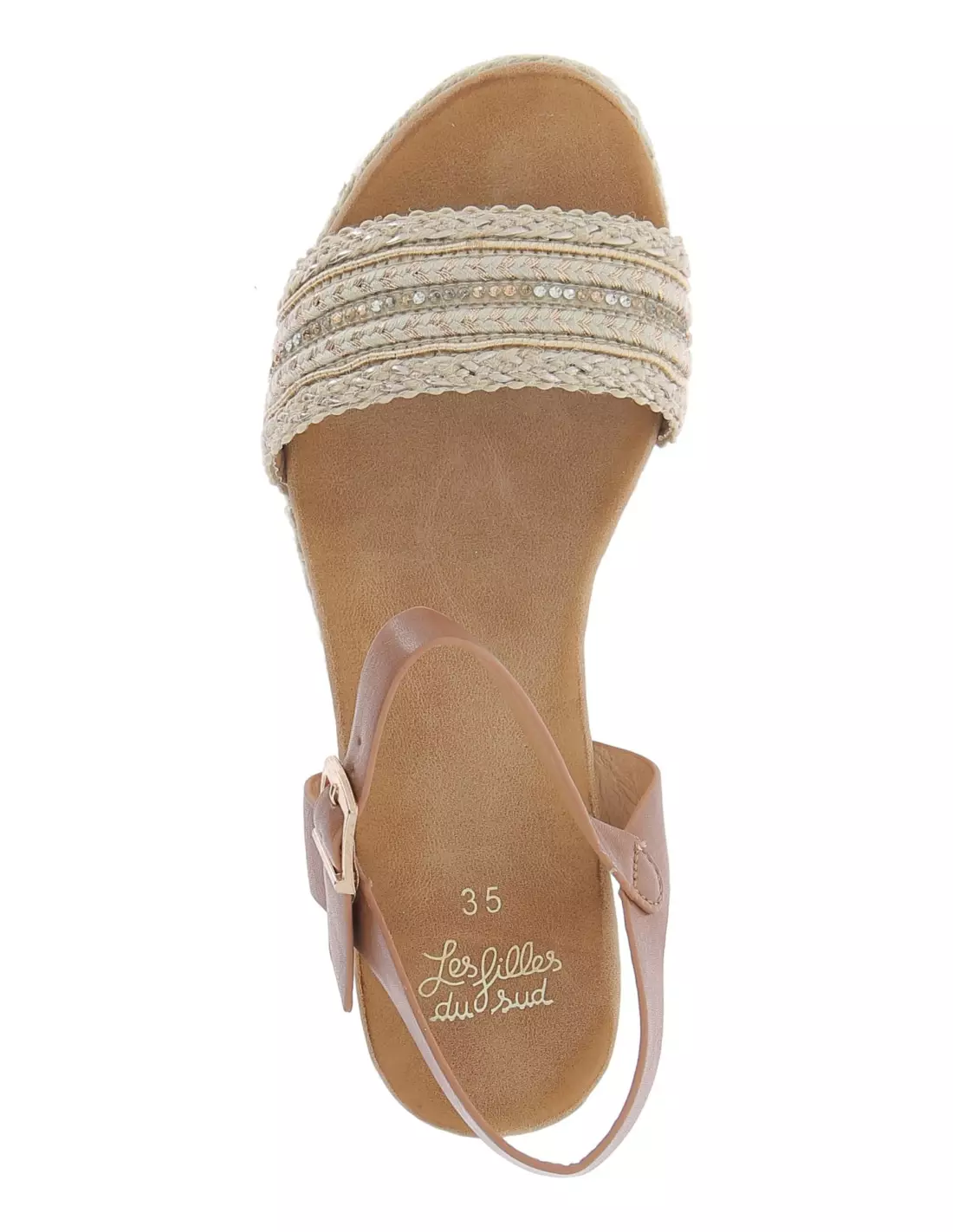 LES FILLES DU SUD 23 1919 39 202450 - Sandales & nu-pieds Camel