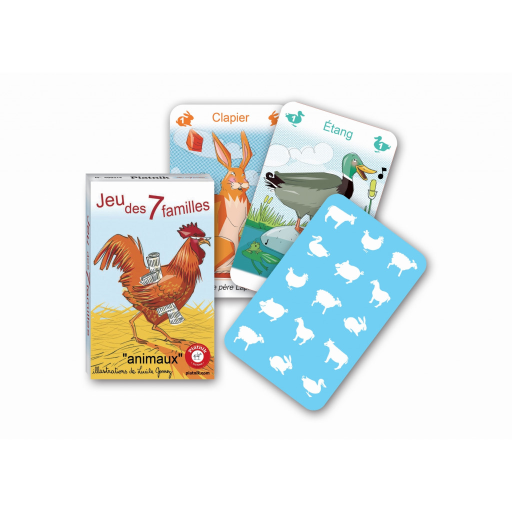 Jeu des 7 Familles - Animaux