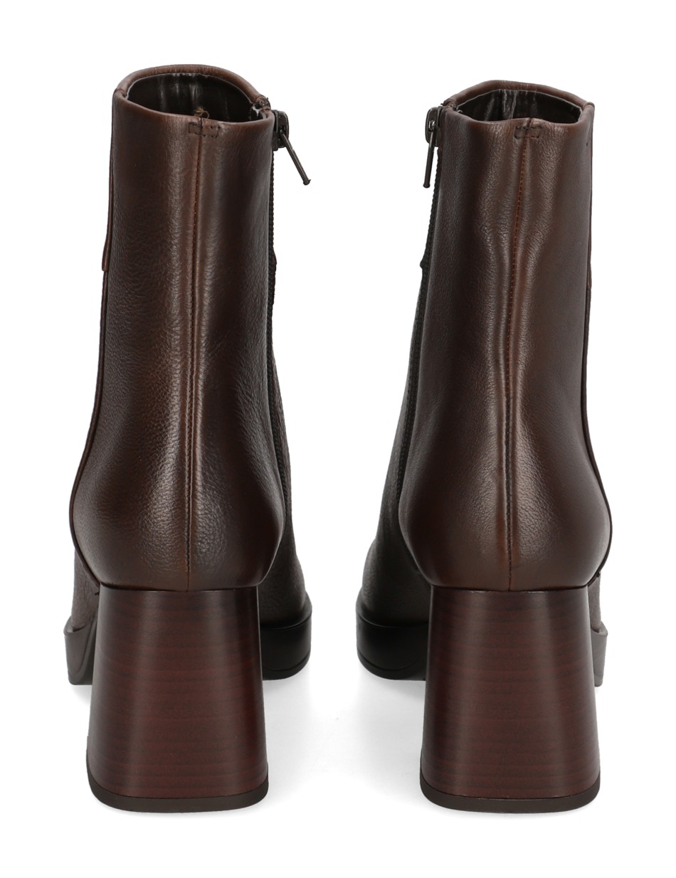 Glattleder Stiefelette