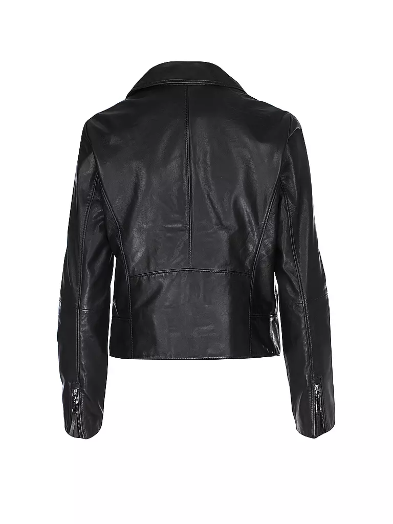 COMMA Lederjacke schwarz
