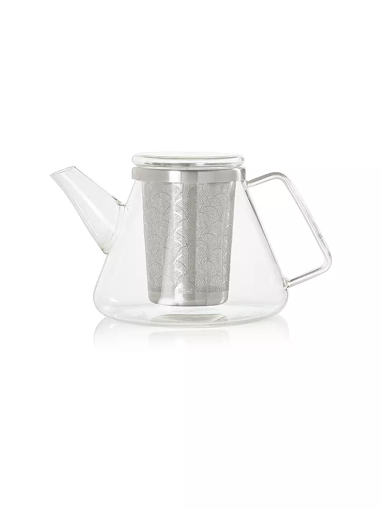 AD HOC Teekanne Fusion 1L Glas/Edelstahl transparent