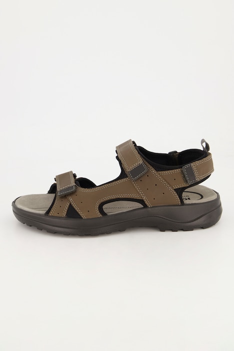 Herrensandale, Jomos, Leder, Klettriegel, bis Gr. 50