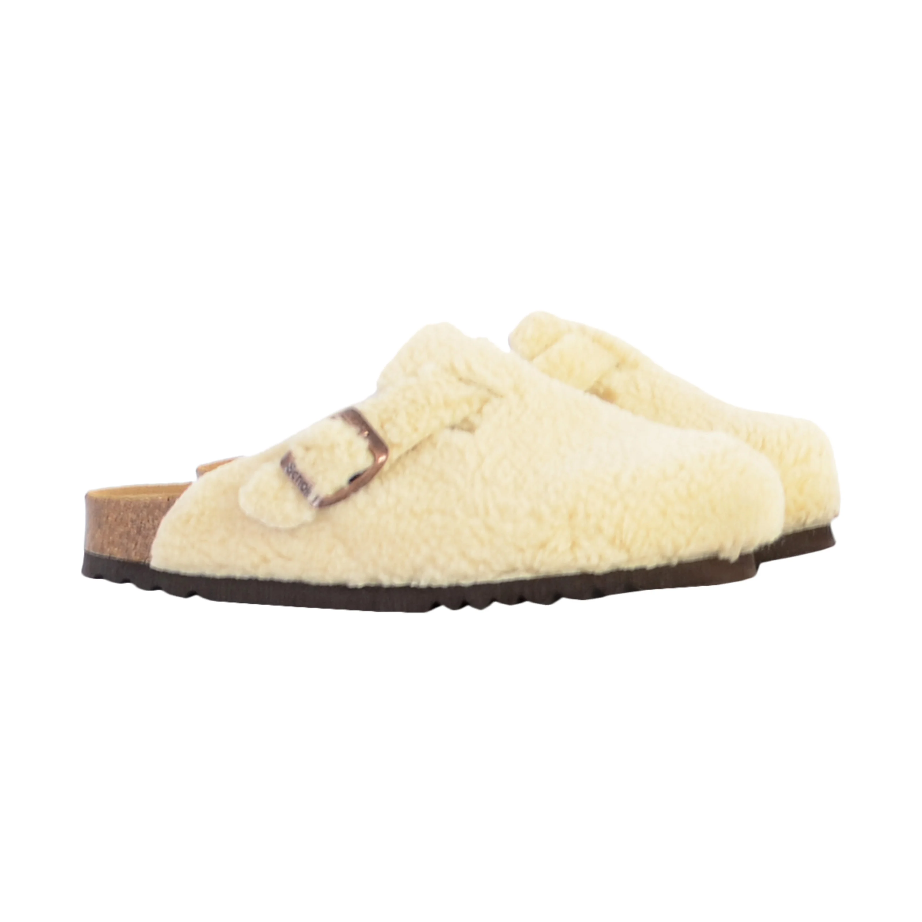 Mules cuirfae | Beige