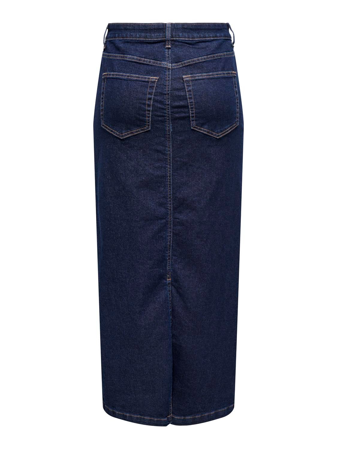 JDYMOON Jeansrock Dark Blue Denim
