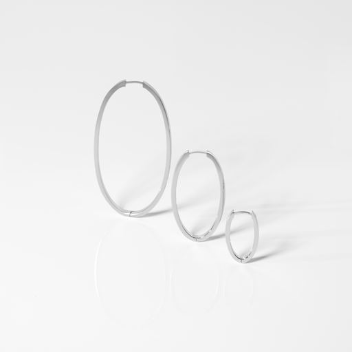 Sif Jakobs Jewellery Ellisse Pianura Piccolo Øreringe, Silver