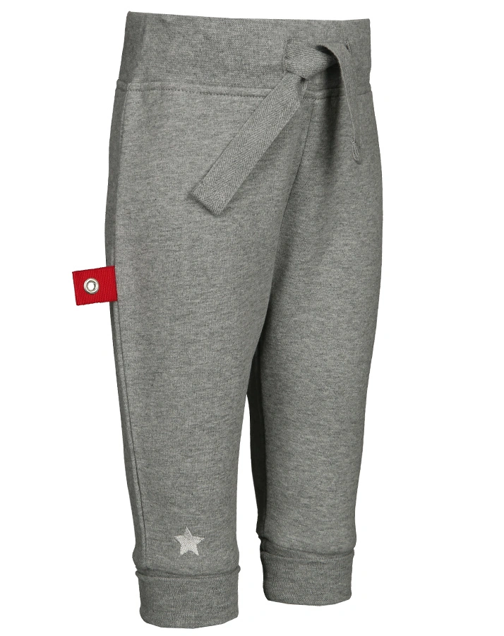 Sweathose BABY RUNNER STAR in grau melange