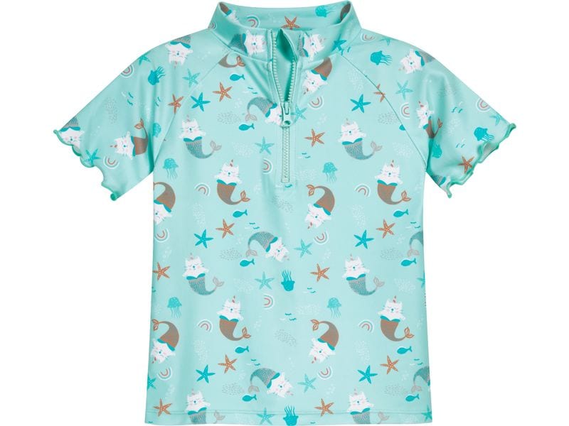 Playshoes UV-Badebekleidungsset Einhornmeerkatze Mint Gr. 8 Bade-Set für Mädchen mit UV-Schutz 50
