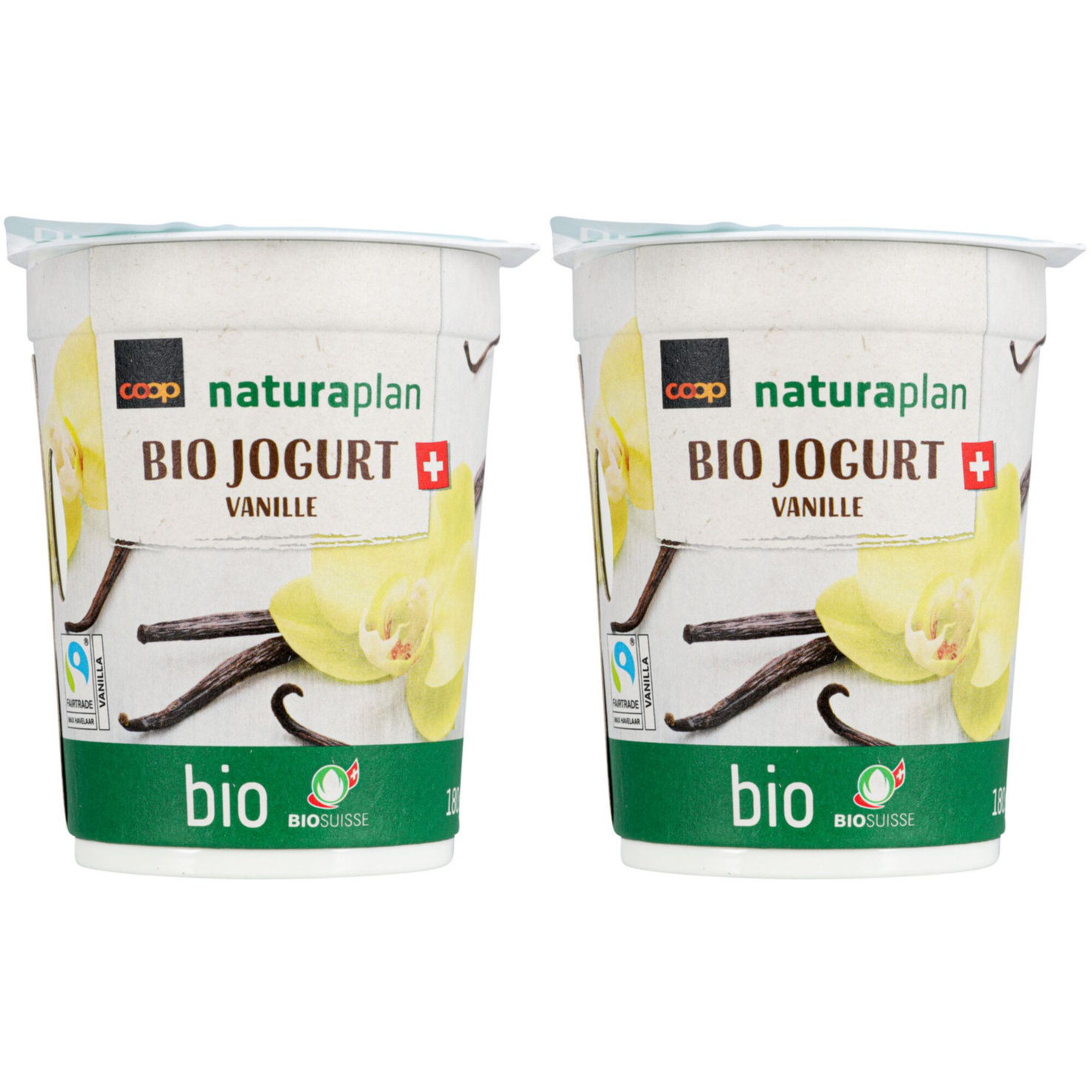 Naturaplan Bio Fairtrade Joghurt Vanille 2x180g