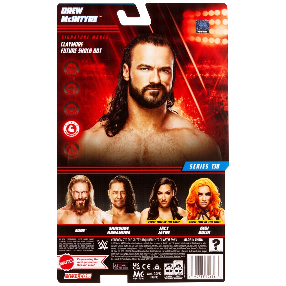 WWE Basic Series 138 Drew McIntyre Actionfigur
