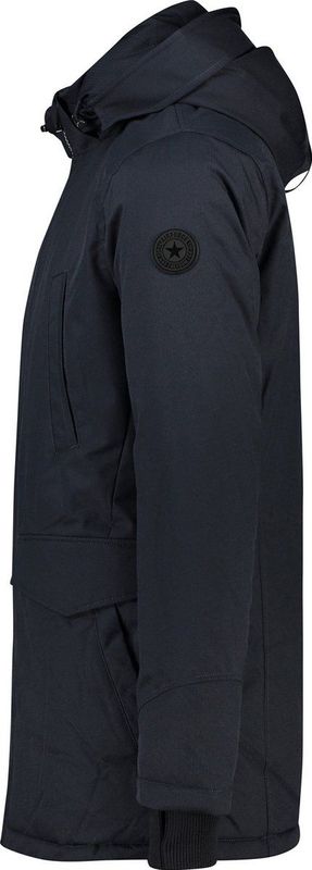 Airforce - Slimfit Herringbone Parka - Dark Navy - Winterjas