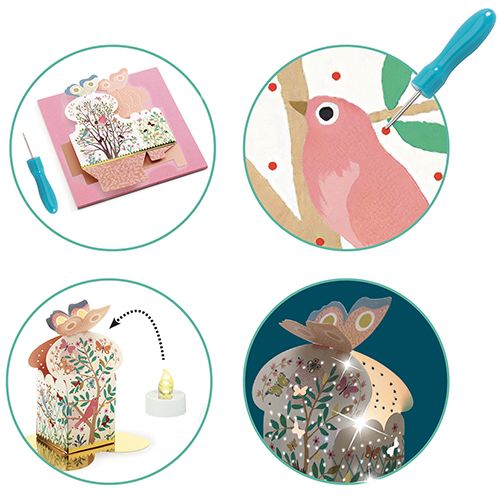 Djeco knutselset diy - lantaarns