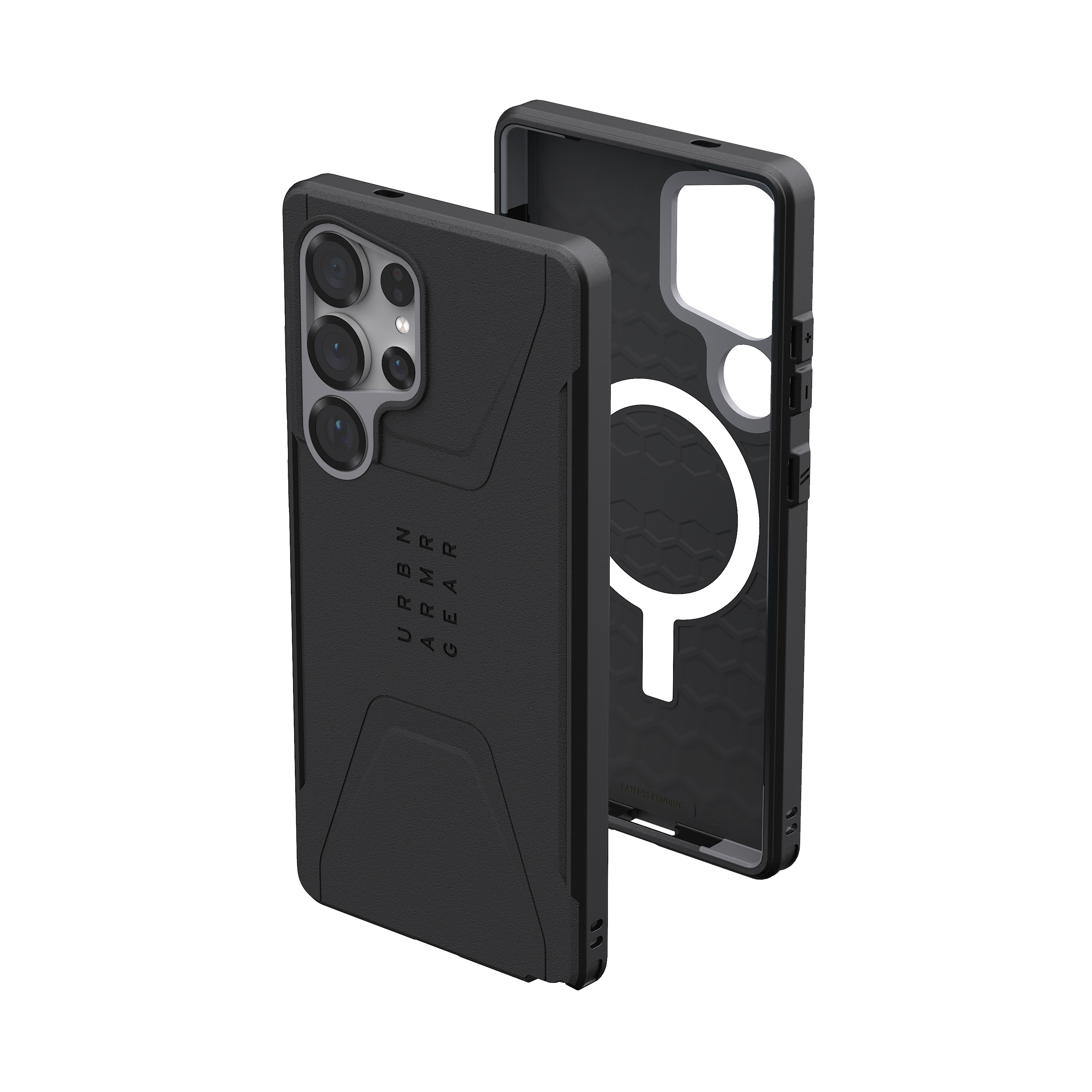 Samsung Galaxy S25 Ultra Schutzhülle Civilian Case MagSafe-Modul (214473114040) - Schwarz