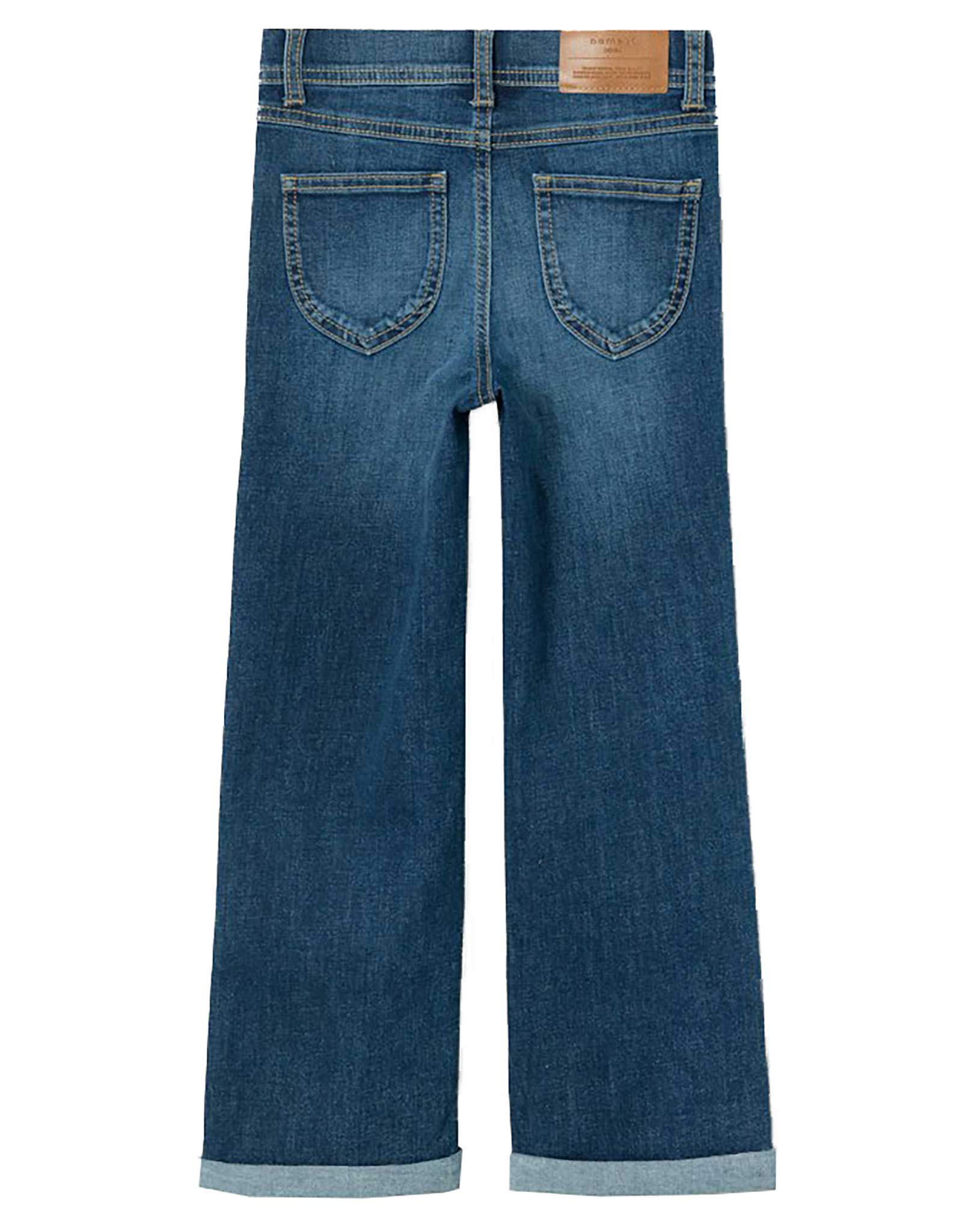 Jeans NKFPOLLY WIDE 9663-IC in dark blue denim