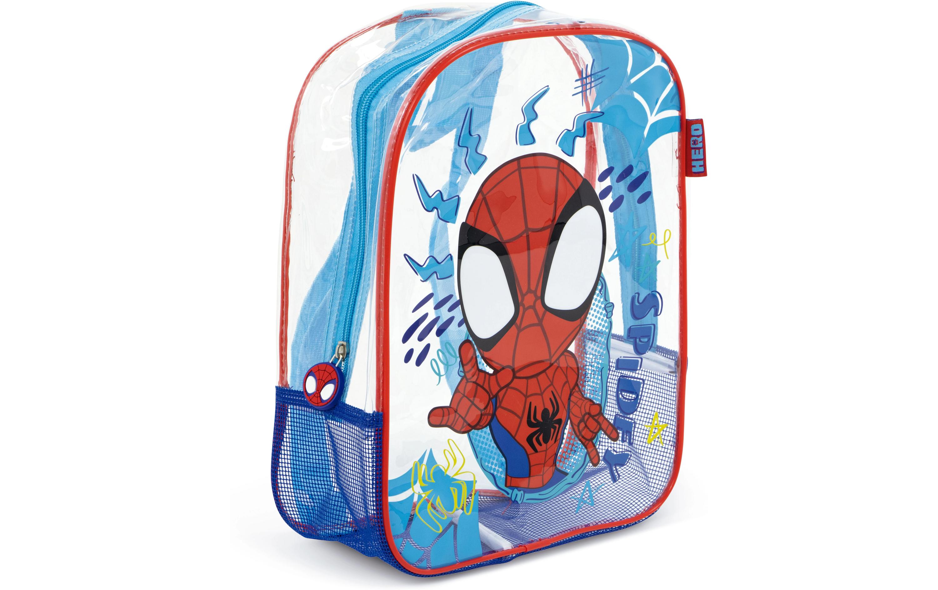 Rucksack Spidey & Friends 31 x 25 x 23 cmTransparenter Strandrucksack