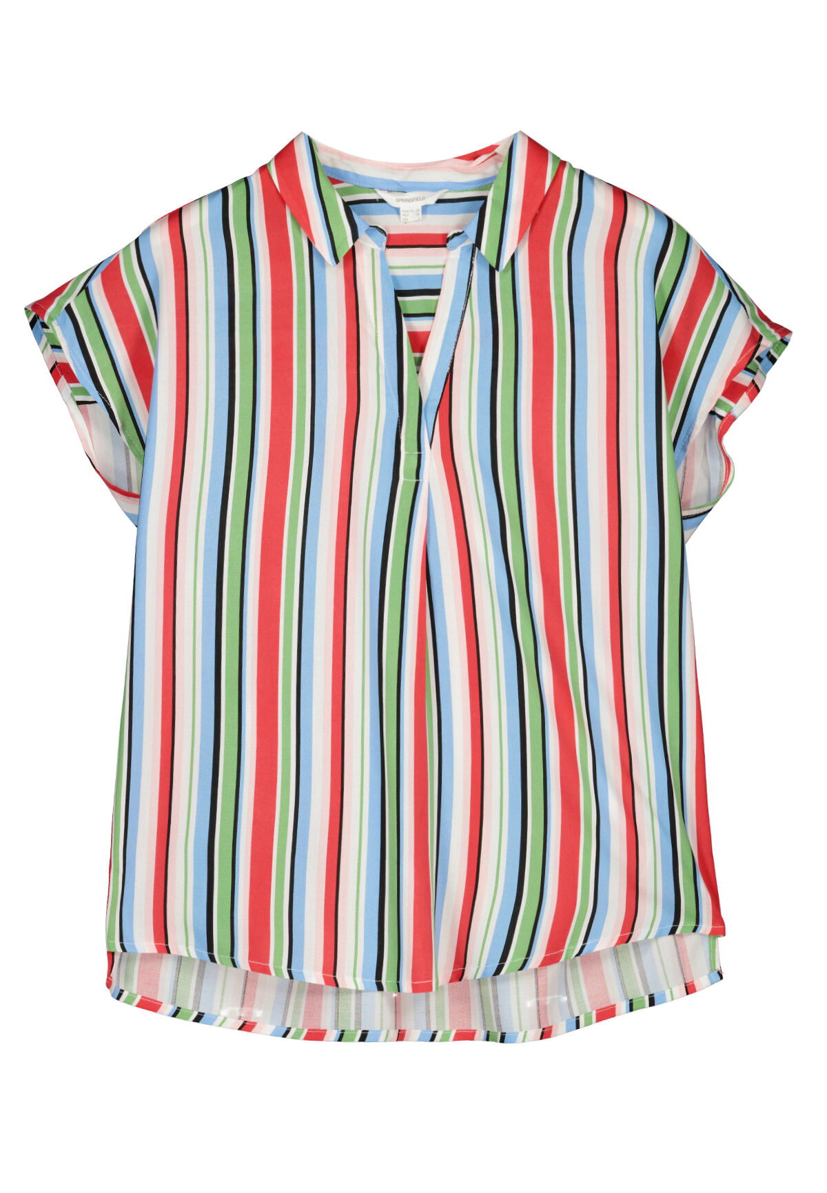 Blusa Polo Estampada - Vermelha