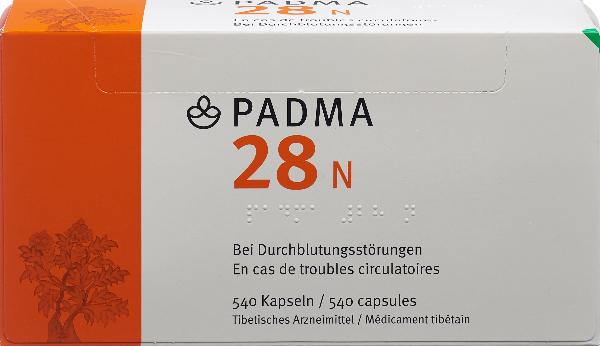 PADMA 28 N<br>540 Stück, Blister, Hartkapsel