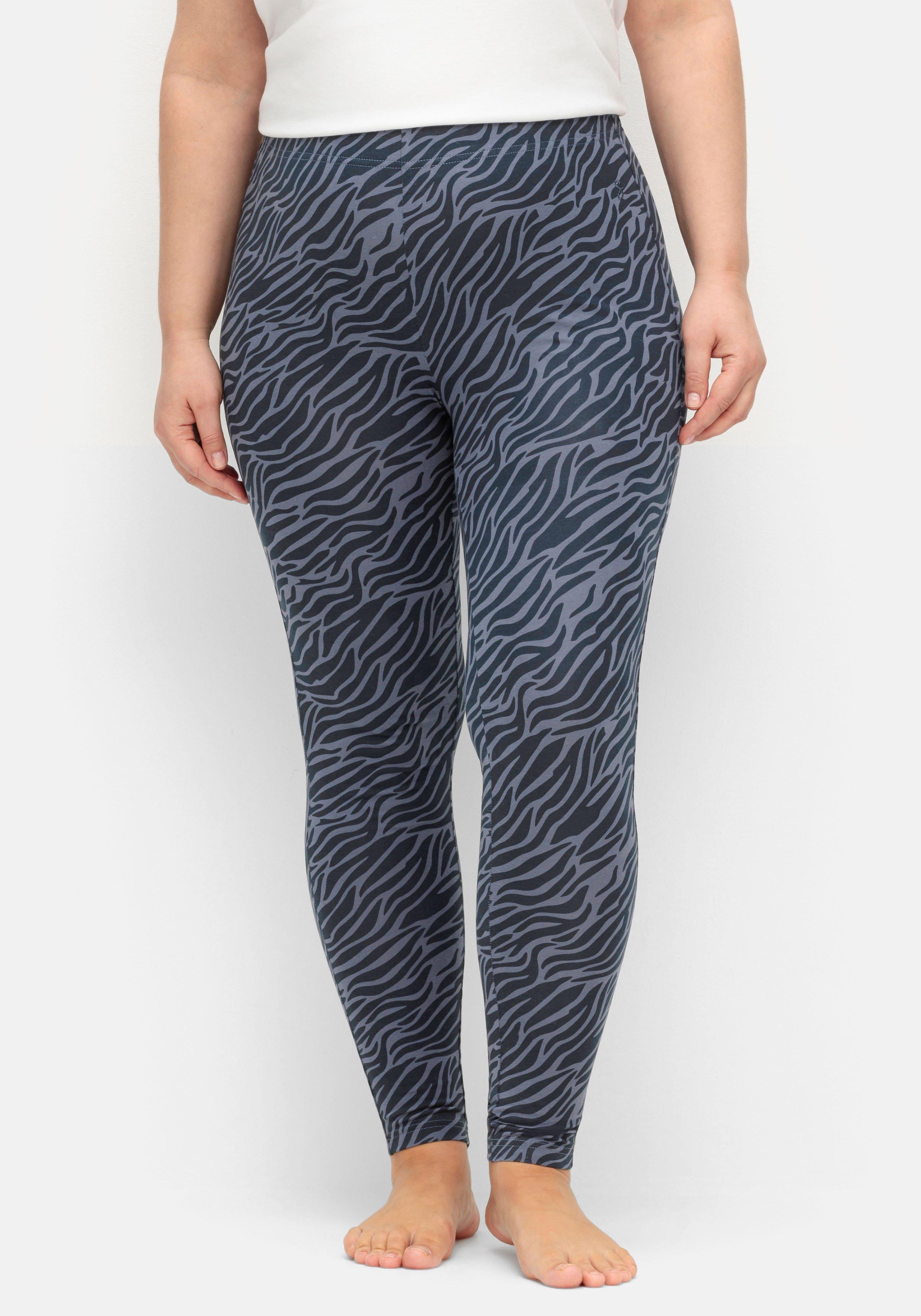Leggings mit Animal-Alloverdruck