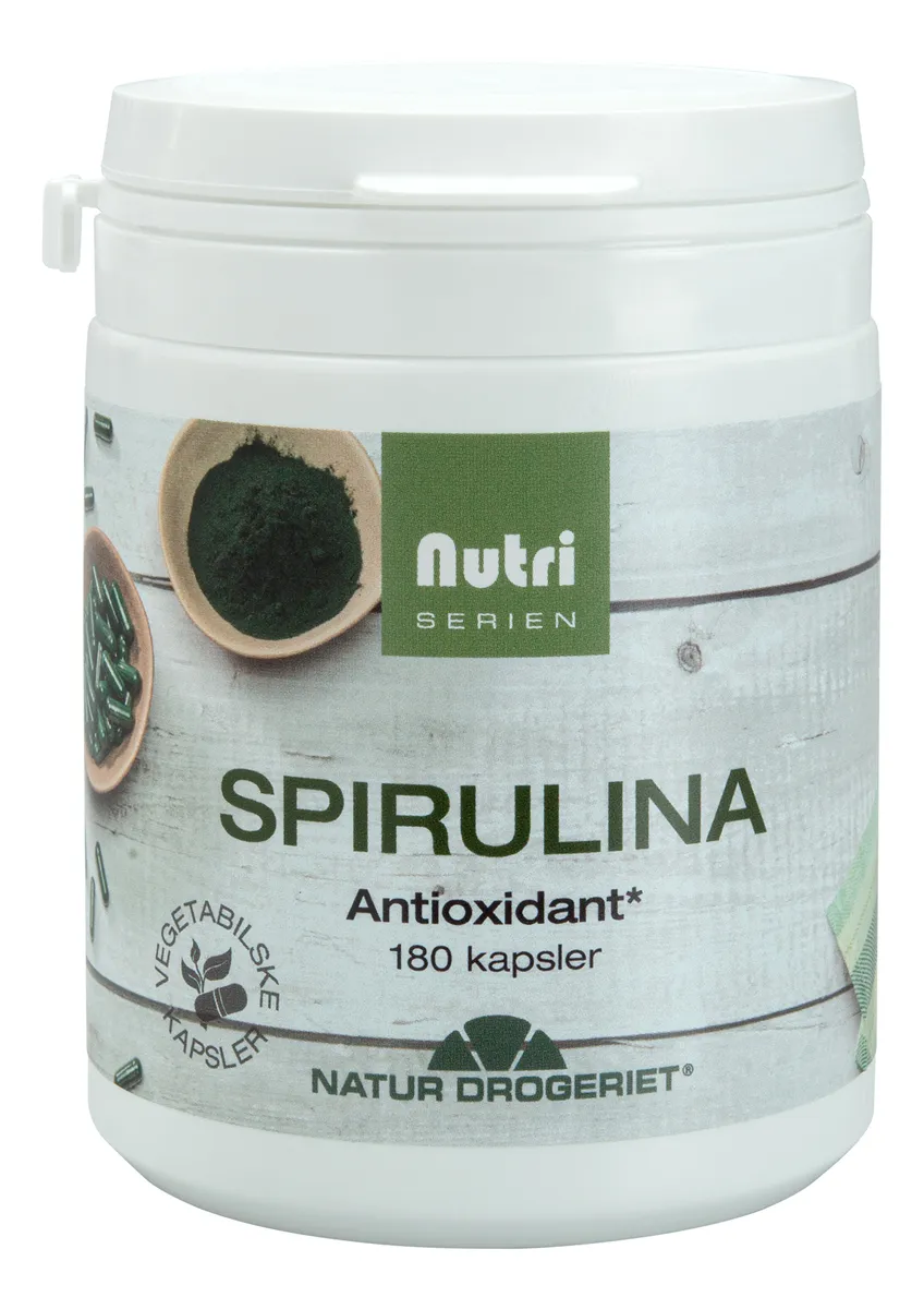 Natur-Drogeriet Spirulina 320 mg - 180 kaps.