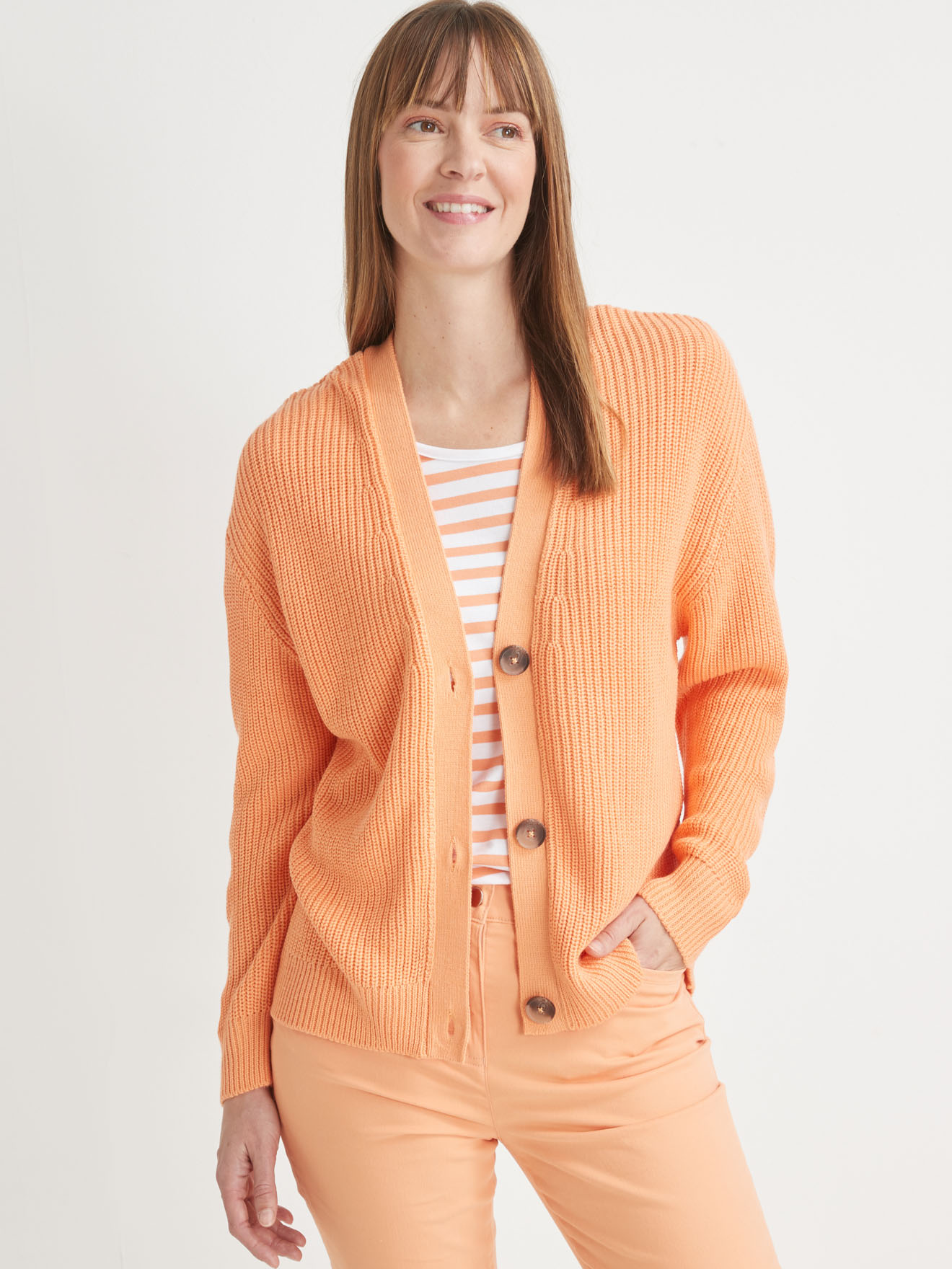 Gilet en côtes perlées
