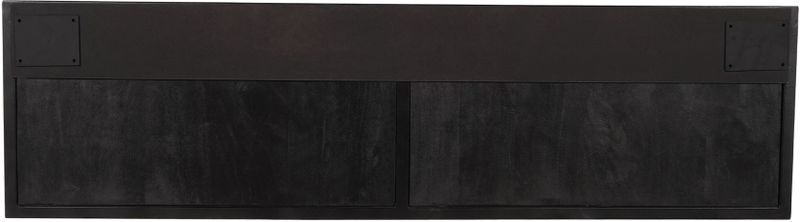 New York - TV-Meubel - Zwart - Gezandstraald Mangohout - 120 cm