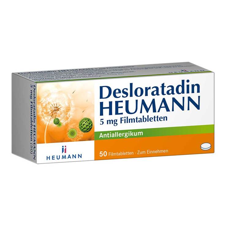Desloratadin HEUMANN 5 mg Filmtabletten, 50 St