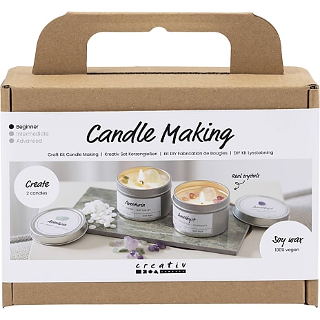 Creotime mini DIY kit lysstøbning - soyalys
