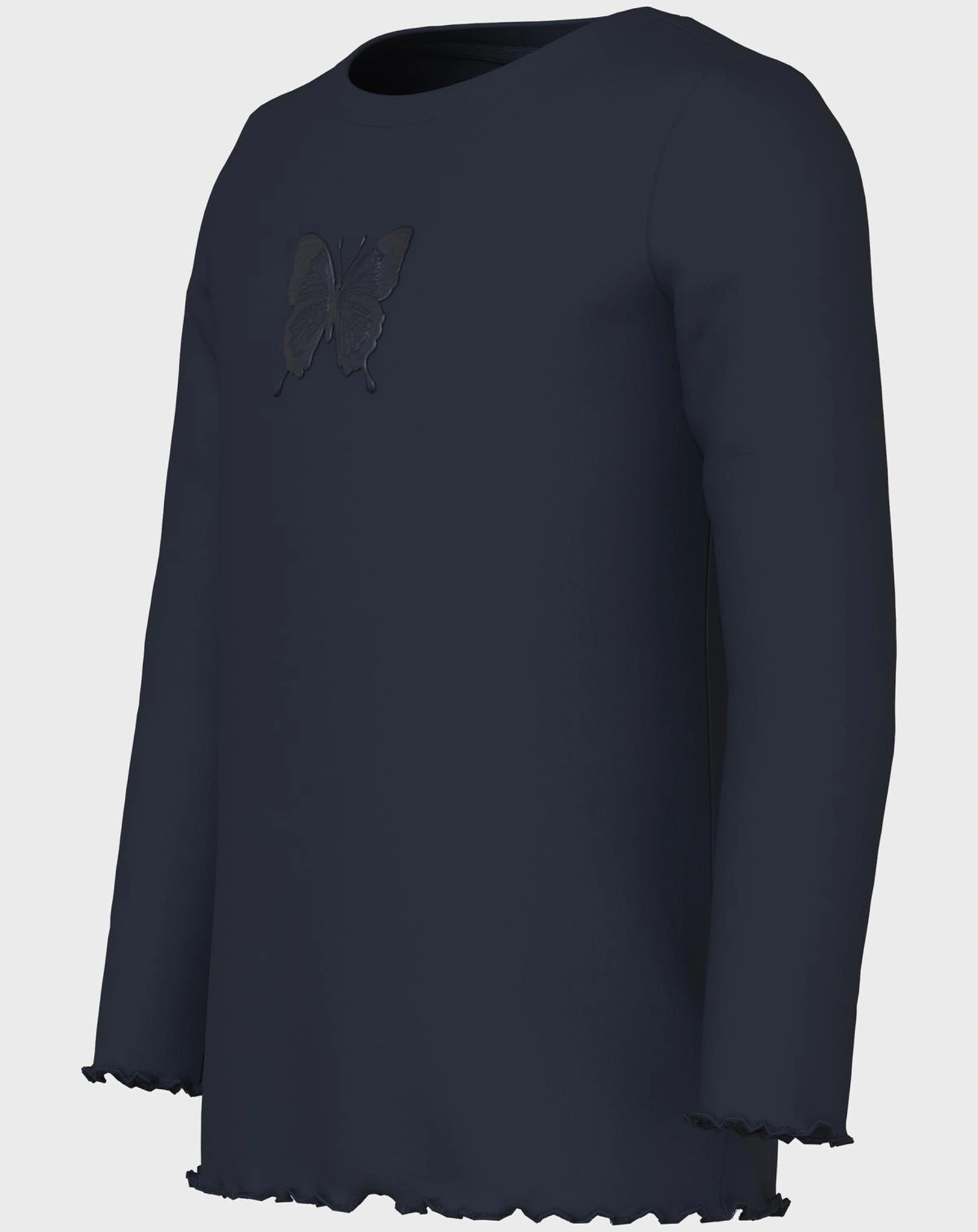 Langarmshirt NMFTAMMIE SCHMETTERLING in dark sapphire