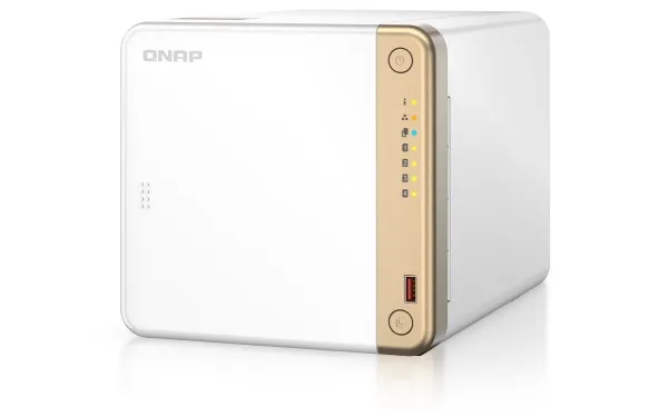 QNAP TS-462 - NAS-server - 4 bays - SATA 6Gb/s - RAID 0, 1, 5, 6, 10, JBOD - RAM 4 GB - 2.5 Gigabit Ethernet - iSCSI support