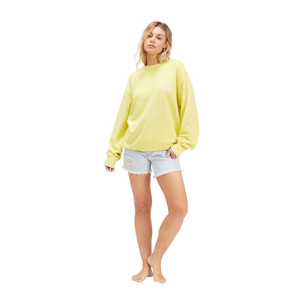 Billabong KISSED BY THE SUN - Sweat Femme citron
