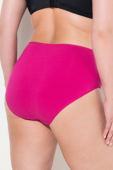Midislips, 5er-Pack, Spitzenkanten