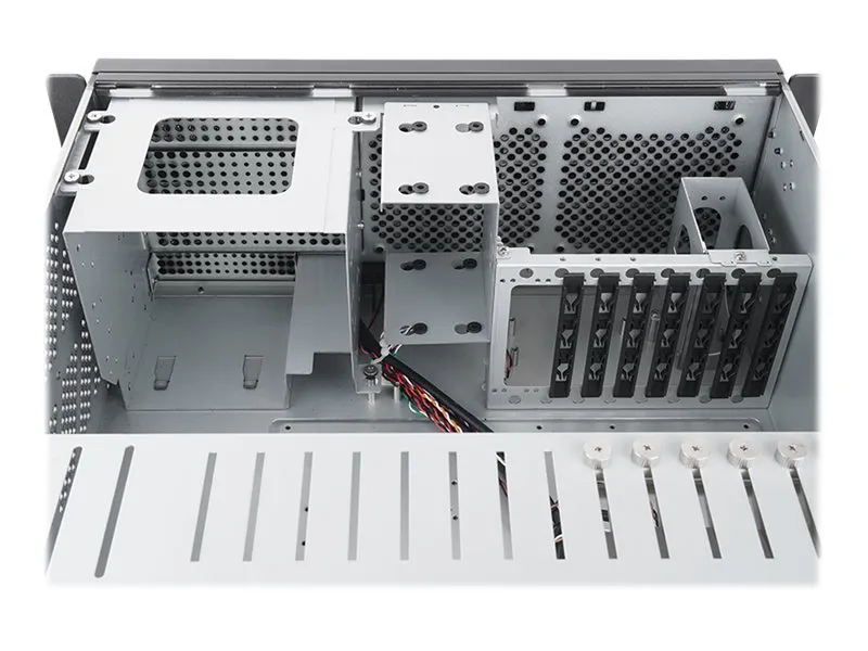Chieftec UNC-409S-B - Rack-monterbar - 4U - ATX - ingen strømforsyning 400 Watt (ATX) - sort - USB