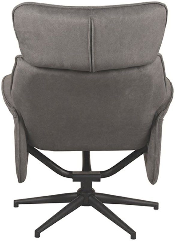 Relaxfauteuil met hocker Antraciet Cosmo CH-73.027 Verdal B77 x D79 x H109 cm