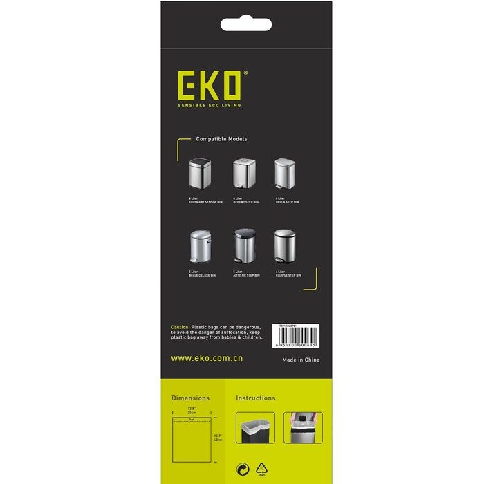 30st EKO afvalzakken type A | 3 - 6 liter | Rol 30 stuks (6951800600645)