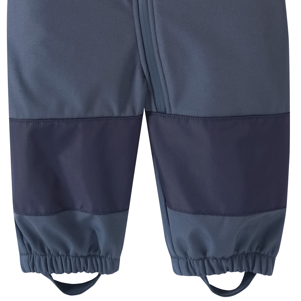 Topomini Baby Softshelloverall mit Kapuze blaugrau
