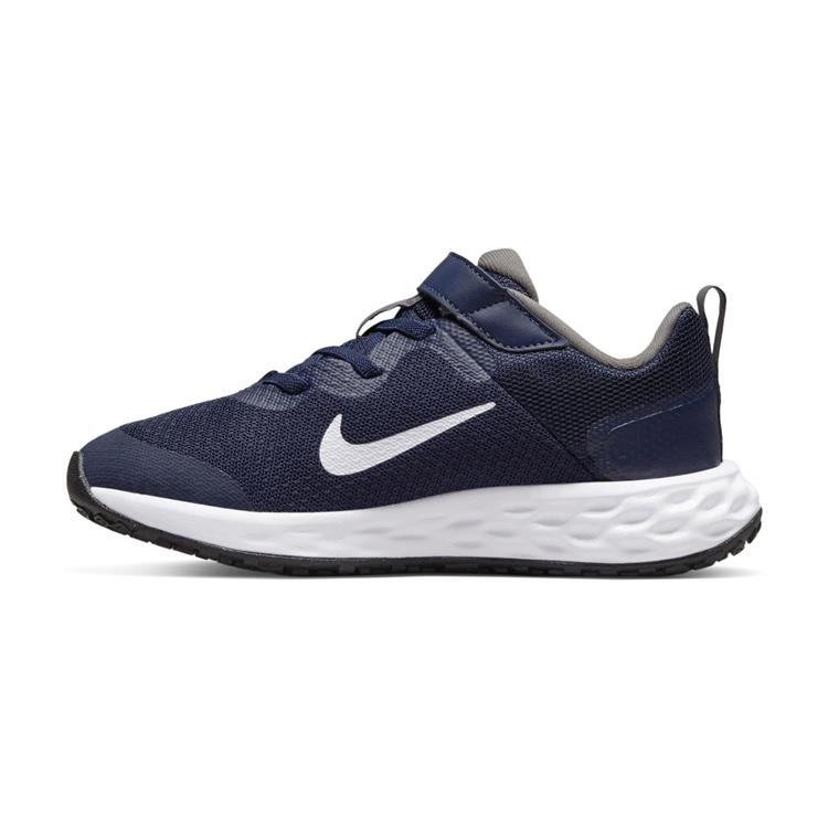 NIKE REVOLUTION 6 LITTLE KIDS SHO MIDNIGHT-NAVY-WHITE-FLAT-PEWTER