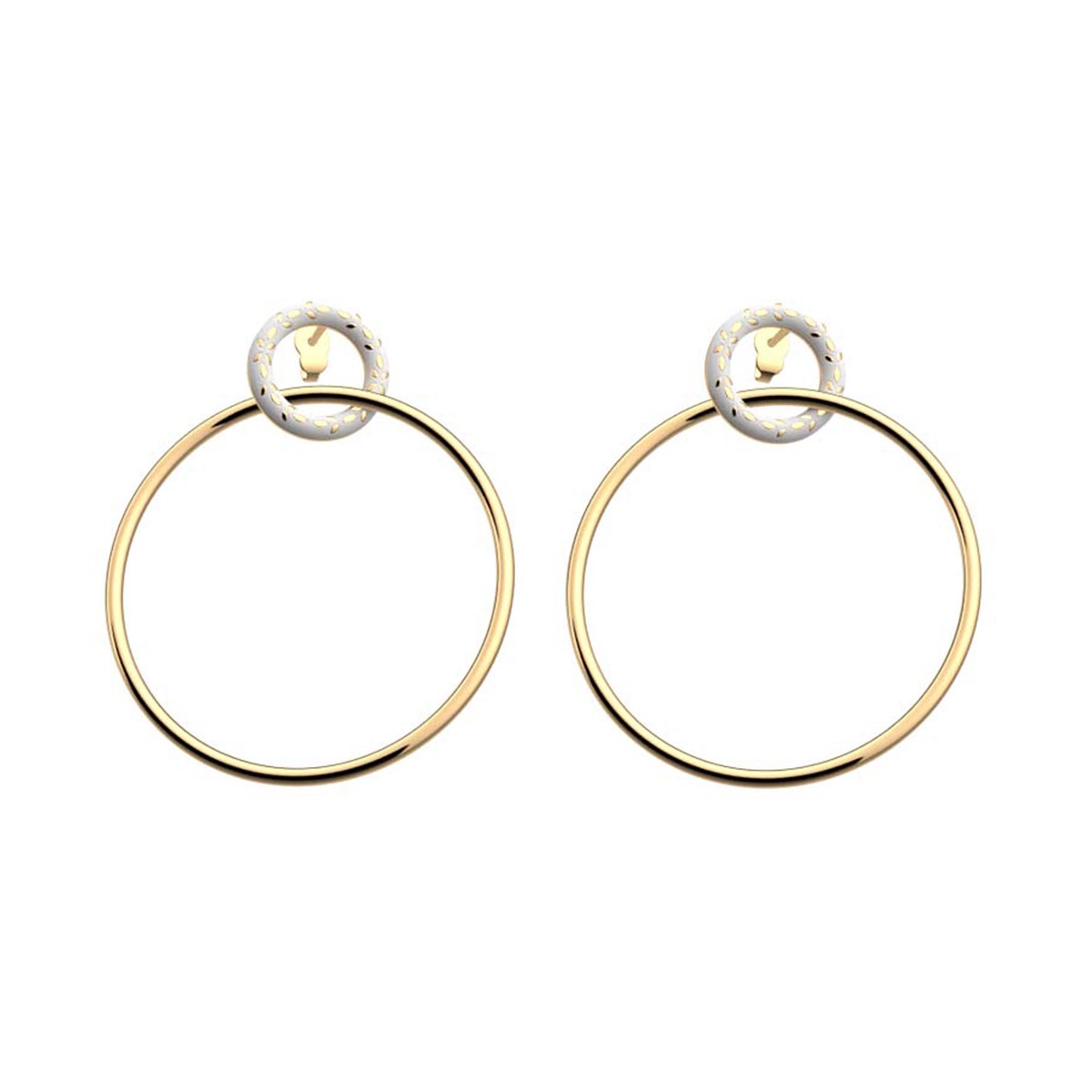 Boucles d'oreilles Les Georgettes Poème blanchesCollection Les Cadettes