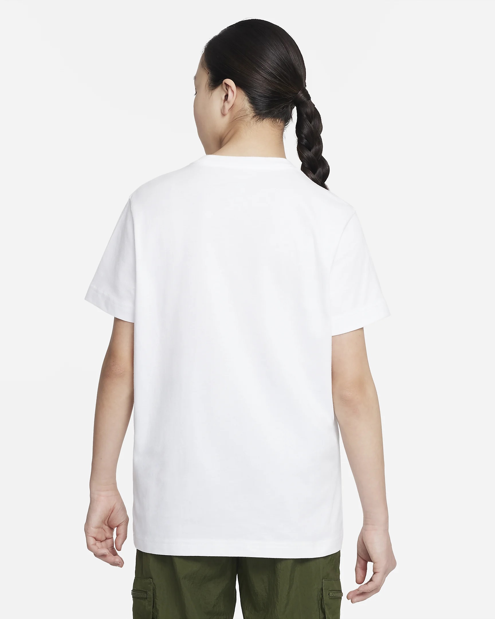 Nike Sportswear T-Shirt Meisjes Wit/Zwart
