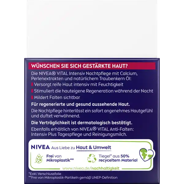 Vital Anti-Falten Intensiv Nachtpflege