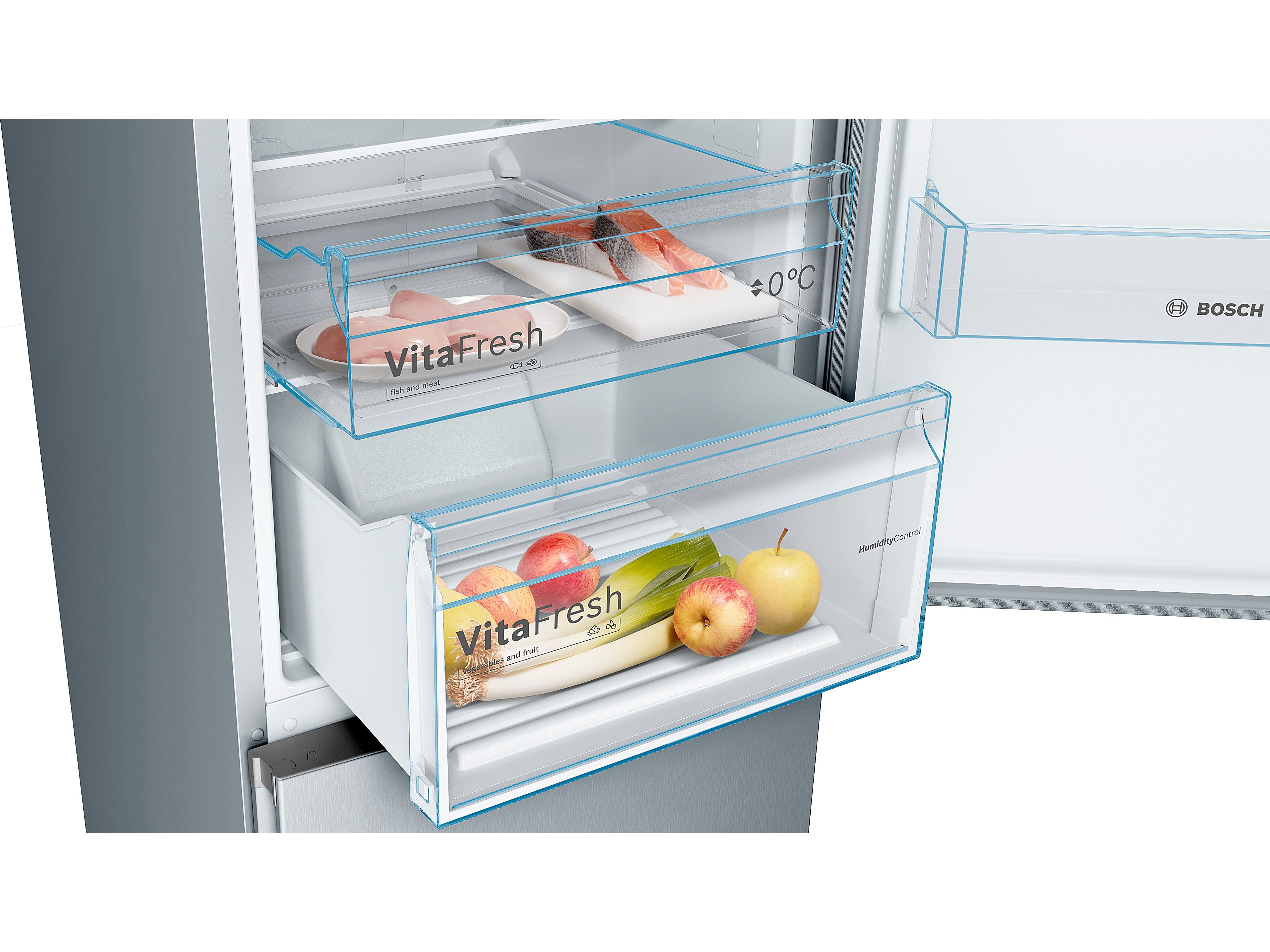 COMBINADO BOSCH KGN36VLED LOOK INOX E 326L NO FROST