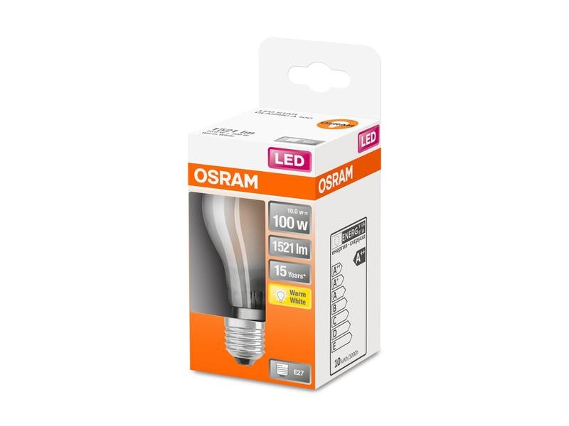 OSRAM Lampe Star Retrofit, 10W, E27, Warmweiss LED-Leuchtmittel