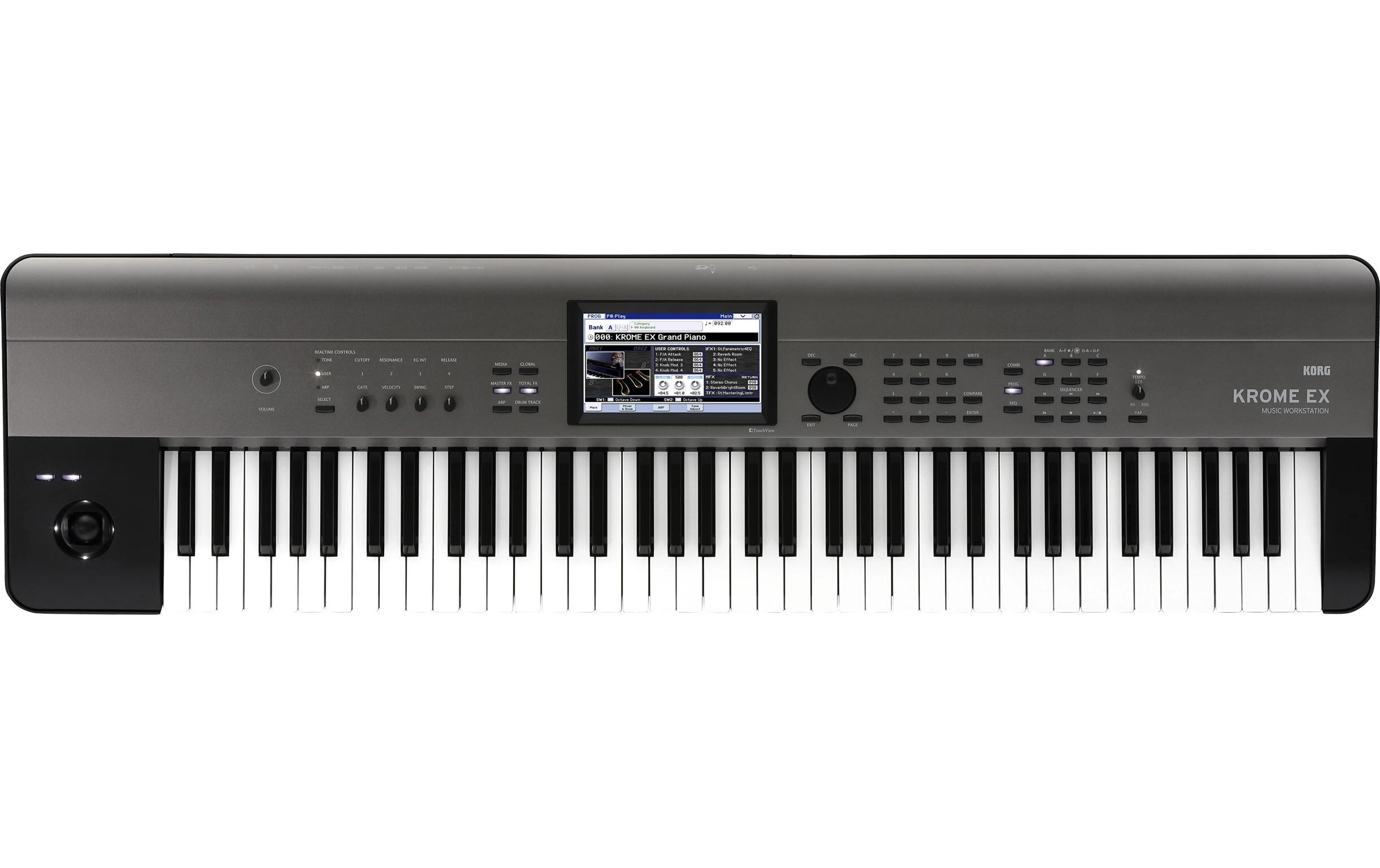 Workstation KROME EX 73<br>Synthesizer Workstation mit 73 Tasten
